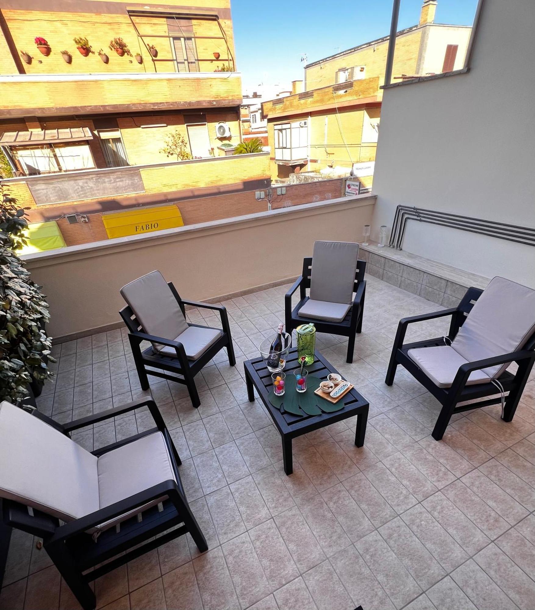 Roma Airport Sky Apartments Fiumicino Exterior foto
